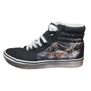 Vans Sk8 Hi Comfycush Men's Discovery Project Cat Tiger Black Animal sneakers